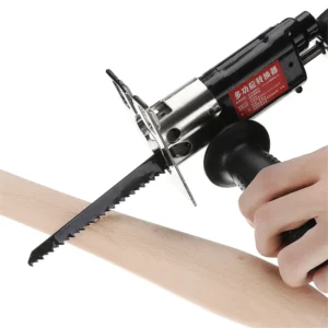 Multifunction Reciprocating Saw Attachment Change Electric Drill Into Reciprocating Saw Jig Metal File for Wood Metal Cutting
