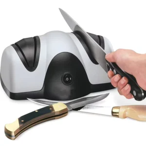 Multifunctional Electric Knife Sharpener Kitchen Rotating Motorized Sharpener Tool Manual Sharpener