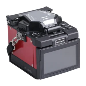 NSF 97 FTTB FTTH Automatic Fusion Splicer Machine with Auto Focus 8 Second Splicing 4000 Results Storage