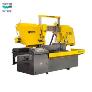 NST 8045 Professional Die Steel Cutting None Vibration High Precision Semi Automatic Band Saw Machine