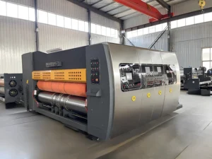 New High Speed Water Ink Printing Machine Full Automatic 2 Color Slotting Die Cutting Machine HUAZHU Model 1224