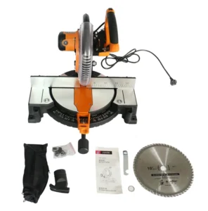 New Model 2000W Electric Aluminium Circular Saw Mini Miter Saw for Efficient Wood Cutting