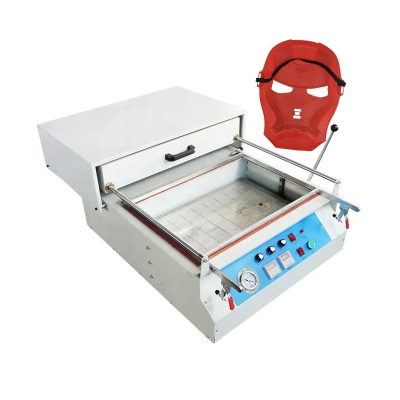 New Plastic Sheet Vacuum Thermoforming Blister Machine for Diy Mask Making
