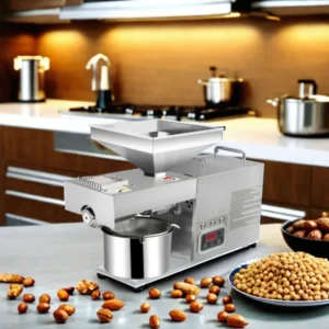 New Stainless Steel Cold Hot Pressing Semi Automatic CE Certified Edible Oil Tea Seed Palm Olive Peanut Press Machine