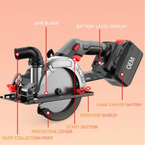 OEM Customized Cordless Circular Saw Multi functional Lithium Saw for Industrial & DIY Projects