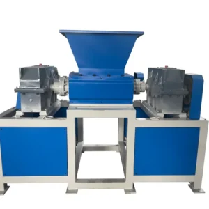 OEM Industrial Double Shaft Wood Pallet Shredder Plastic Crusher Machine With Gearbox & Pump