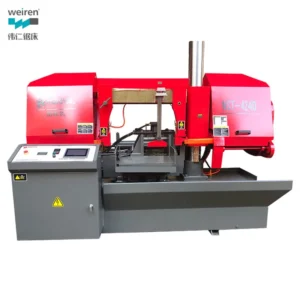 OEM ODM NST4240 Horizontal High Accuracy 5.5KW Motor Band Saw Machine with Steel Pipe Construction