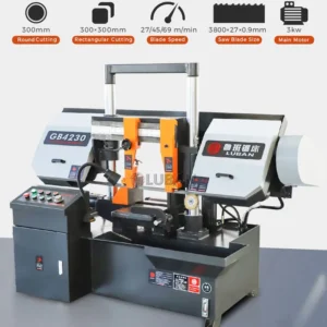 OEM Service GB4230 Horizontal Double Column Industrial Band Saw Machine Stable Band Saw Cutting Equipment