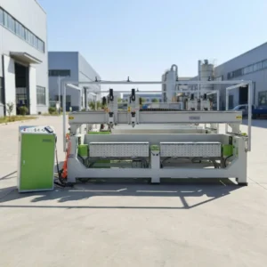 Office Chair CNC Milling Machine 4 Axis Vertical Dual Spindle Cutting Machine