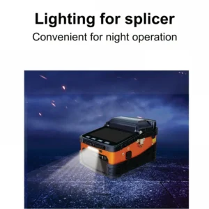 Optical Fiber Fusion Splicer Ai5 Ai9 Splicing Machine SC UPC Connector Type FTTH SMF BIF Ports AC 100 240V