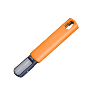 Outdoor Knife Sharpener Orange Double Sided 360/600 Diamond 1000 Ceramic Tungsten Carbide Hook Groove Multi Tool Wrench