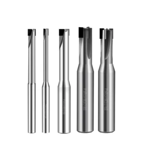 PCD 2 Flutes Diamond Milling Cutter Aluminum High Gloss Cutting Cutter CNC Machining Tool Router Bit End Mill