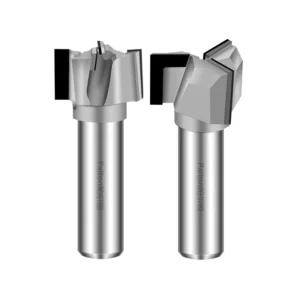 PCD Long Blade Bottom Router Bit Bottom Cleaning Router Bit Woodworking Tools Trimming Straight Cutter