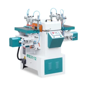 PINLIANG Horizontal Double Head Automatic Wood Tenoning and Mortising Machine with Motor & Engine High Accuracy 380V