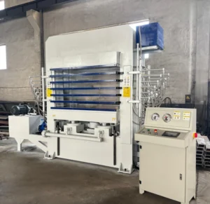 PLC Control 6 layer Hydraulic Wooden Door Plywood MDF Block Press Machine Veneer Woodworking Hot Press Machine for Wood Cabinet