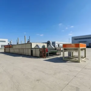PLC Controlled High Accuracy Rollers Veneer Dryer Drying Machine for Plywood Production Line