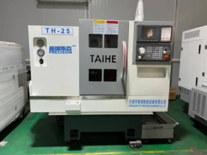 PR25 CNC for Swiss Type Lathe 360mm Swing Bed SYNTEC GSK System High Precision Custom CNC Turning Center Small Parts Machining