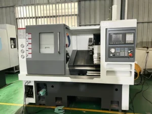 PR46TT CNC Turning Center Single Spindle GSK Controller Model with Heavy Duty Roller Guides and Direct Drive Servo System