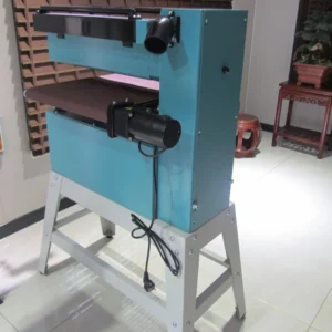 PS460A Industrial Home Use Woodworking Wide Belt Drum Sander Carpentry Machine with Cabinet