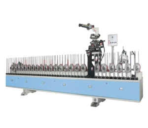 PUR450 Medium Density Fiberboard (MDF) and Particleboard PVC Automatic Edge Banding Woodworking Machine Wrapping Machine