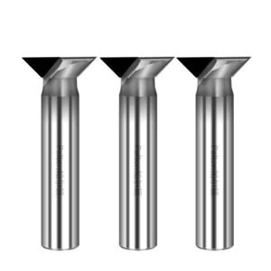 Palton 8mm 10mm 12mm PCD Diamond End Milling Cutter Pcd Dovetail Bit Tungsten Carbide Woodworking MDF HPL