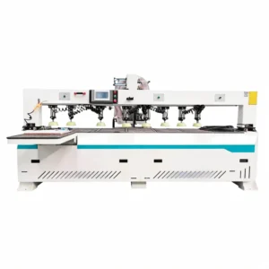 Panel Furniture Cabinet Door Grooving Slotting Woodworking Four Spindle Side Hole Drilling Machine MDF Plywood Side Hole Machine