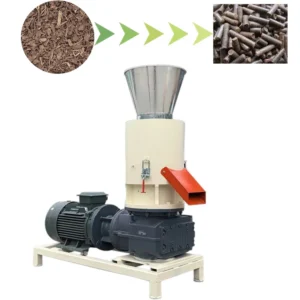 Pine Wood Pellet Making Machine for Wood Sawdust Straw Grass Continuously Working Biomass Pellet Machine