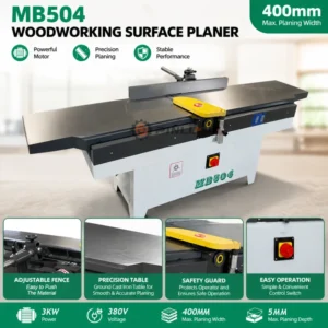 Planer Jointer Machine 400mm Industrial Wood Planner Thickness Surface Planer Machine