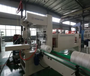 Plastic POF PE PVC Film Thermoforming Cellophane Shrink Wrapping Machine