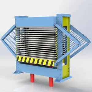 Plywood Core Veneer Board Dryer Machine with PLC and Motor for Wood Veneer Panels 15 Layers 5.5kw Power