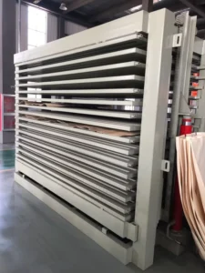Plywood Production Line Core Veneer Dryer Machine Veneer Drying Press Hot Press Wood Veneer Dryer