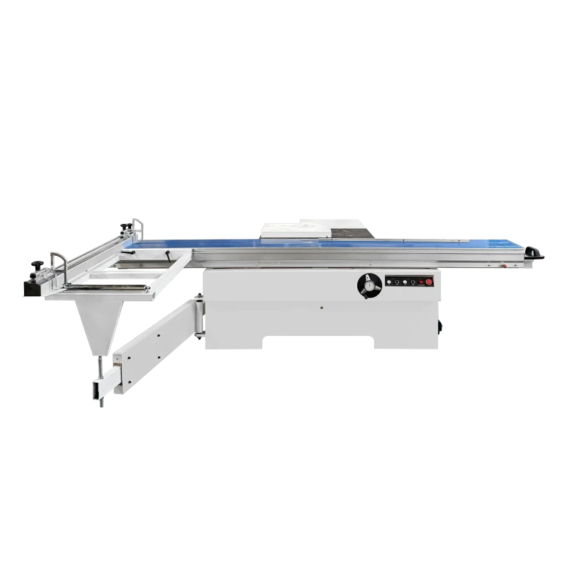 Plywood Sliding Table Panel Saw for HDF Production Easy to Operate with Motor Pump PLC Multi Voltage
