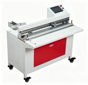 Pneumatic Paperboard V Grooving Machine Digital Display Adjustable Slot Angle With Corner Cutting and Straight Knife Function