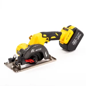 Portable 140mm One Hand Cordless Circular Saw Machine for Wood Metal Stone Brick Cutting with Brushless Motor
