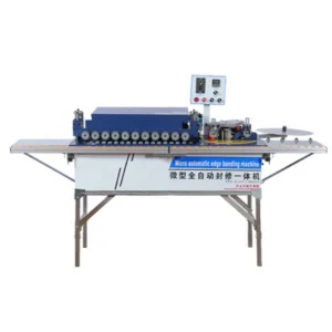 Portable Automatic Edge Banding Machine Auto End Cutting Woodworking Edge Bander with Straight Curve Tape Trimming