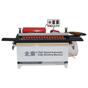 Portable Edgebanding Machine 45 Degrees Tilt with Core Motor Bearing PLC and Gearbox