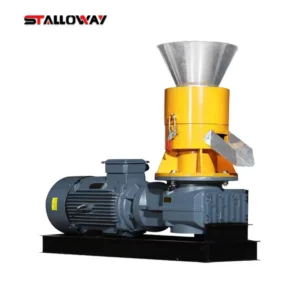 Portable High Efficiency Wood Pellet Machine with Motor Gear for Forestry Waste Bamboo Chips Processing Customizable Voltage