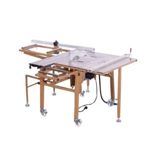 Portable Horizontal 220V Motor Wood Cutting Sliding Table Panel Saw for Woodworking Machine