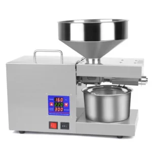 Portable Mini Oil Press Machine Stainless Steel Temperature Control For Nuts And Seeds