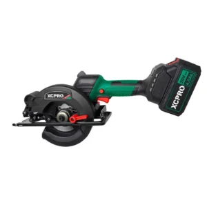 Portable One-Hand Circular Saw Electric DIY Woodworking Cutting Machine Lithium-Ion Battery Brushless Motor 21V 4Ah 4500 RPM