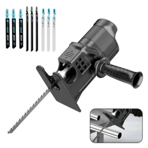 Portable Reciprocating Saw Adapter Electric Drill to Electric Saw for Wood Metal Cutting Tool with Saw Blade