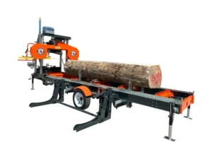 Portable Sawmill Rs36 Hydraulic Lift Wood Cutting Machine Sawmill with Carbide Saw Blade