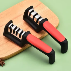 Portable Stainless Steel Knife Sharpener Multifunctional Handheld Kitchen Blade Sharpening Tool