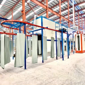 Powder Coating Machine Spray Paint Oven Powder Coat Gun Painting Line Conveyor Chain Roller Chain