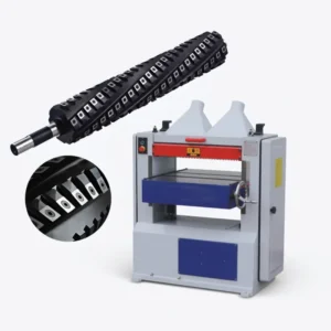 Precise Helical Cutter Head Planer Thicknesser for Shoes Making Wood Board Cutting Heavy Duty Woodworking Machinery