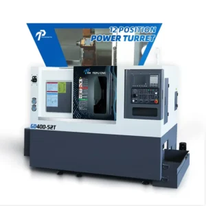 Precision Automatic Horizontal CNC Turning Center Hydraulic Chuck Slant Bed Lathe with Servo Tooling