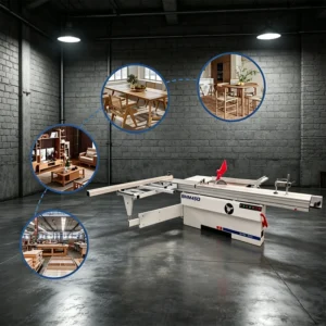 Precision Sliding Table Panel Saw for Woodworking Industrial Use with Digital Display System