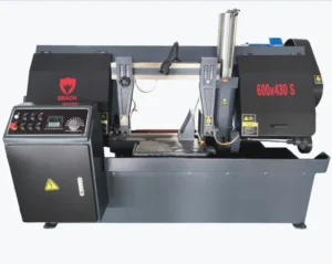 Professional Horizontal Band Saw 430mm X 600mm Semi automatic Metal Cutting Band Saw Machine