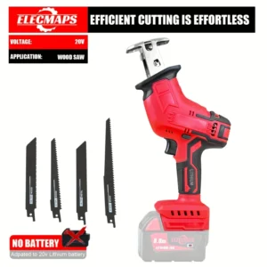 Professional Industrial grade 21V Cordless Brushless Reciprocating Saw Variable Speed 0 3500 Strokes Per Minute