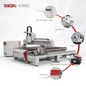 Professional Manufacturer 4 Axis CNC Machine Woodworking CNC Wood Carving Machine With Rotary Wood Router Machine